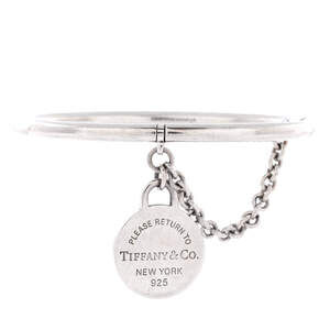 Tiffany & Co. Return to Tiffany Chain Bangle Bracelet Sterling Silver